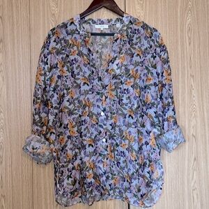 Vince Blouse in Violetta, Size L